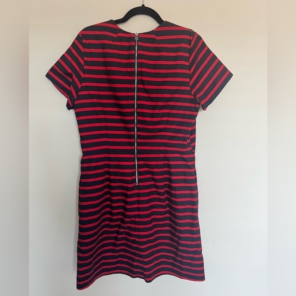 Gap Navy and Red Striped Dress Size 14 - Picture 3 of 5